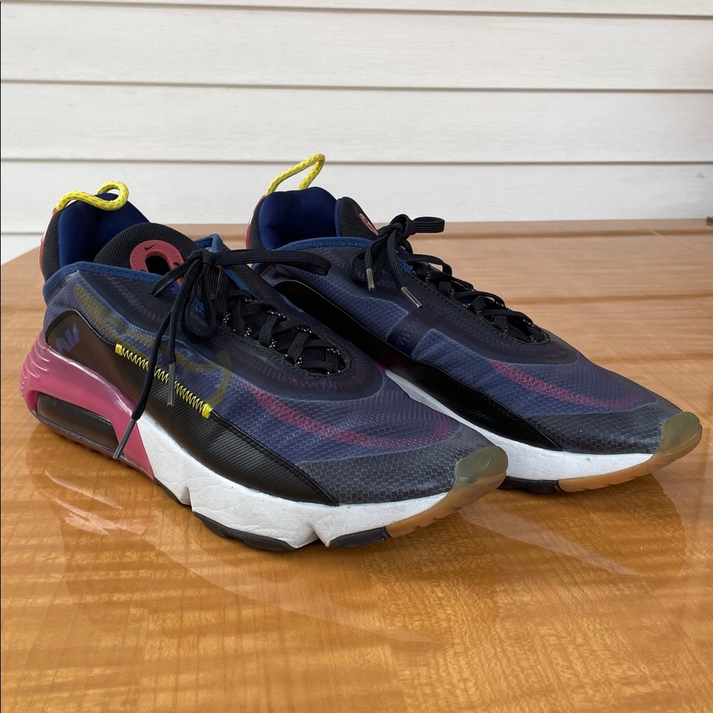 Nike Air Max 2090 Women’s Blue Void Active Fuchsia Sneakers Size 11.5 Running - Picture 7 of 13